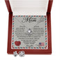 To My Mom - How Much I Love You Love Knot and Earring set|Mom