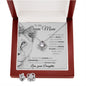 To My Queen Mom Love Knot and Earring set|Mom