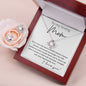 To My Loving Mom Love Knot and Earring set|Mom