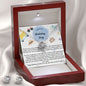 dad birthday Love Knot and Earring set|Mom