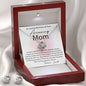 Loving Memory Mom Love Knot and Earring set|Mom