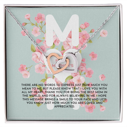 Blue and Pink Floral Spring Mother's Day Card (1000 × 1000 px) (1) interlocking hear necklace