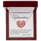 To My Godmother copy interlocking hear necklace