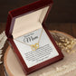 ThankYou Mom - You_re The World interlocking hear necklace
