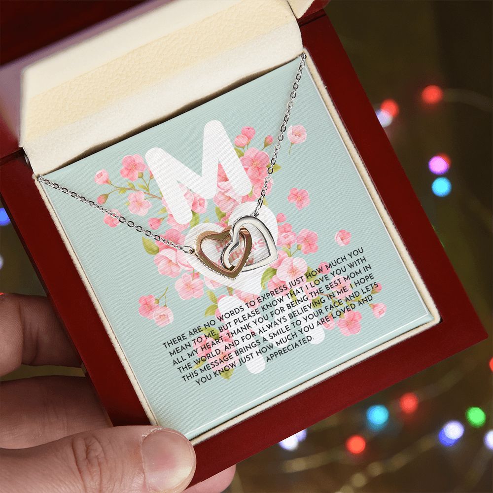 Blue and Pink Floral Spring Mother's Day Card (1000 × 1000 px) (1) interlocking hear necklace