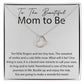 You will make a Wonderful Mom Delicate Heart necklace