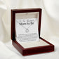 You will make a Wonderful Mom Delicate Heart necklace