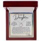 Dance In The Rain - To My Daughter Delicate Heart necklace