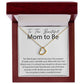 You will make a Wonderful Mom Delicate Heart necklace