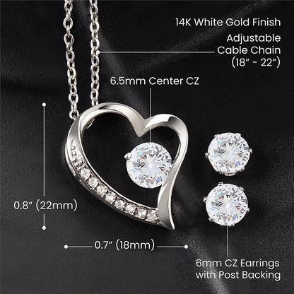 Mom, forever necklace